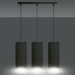 Store Liniowa lampa wisząca nad stół w jadalni 1067/3 BENTE | Kaja Żyrandole Nowoczesne