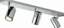 Sklep Kaja Liniowy spot łazienkowy, srebrne tuby GU10 AZ1306 NOEMIE | Kaja