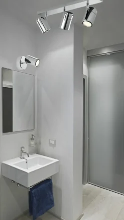 Sklep Kaja Liniowy spot łazienkowy, srebrne tuby GU10 AZ1306 NOEMIE | Kaja