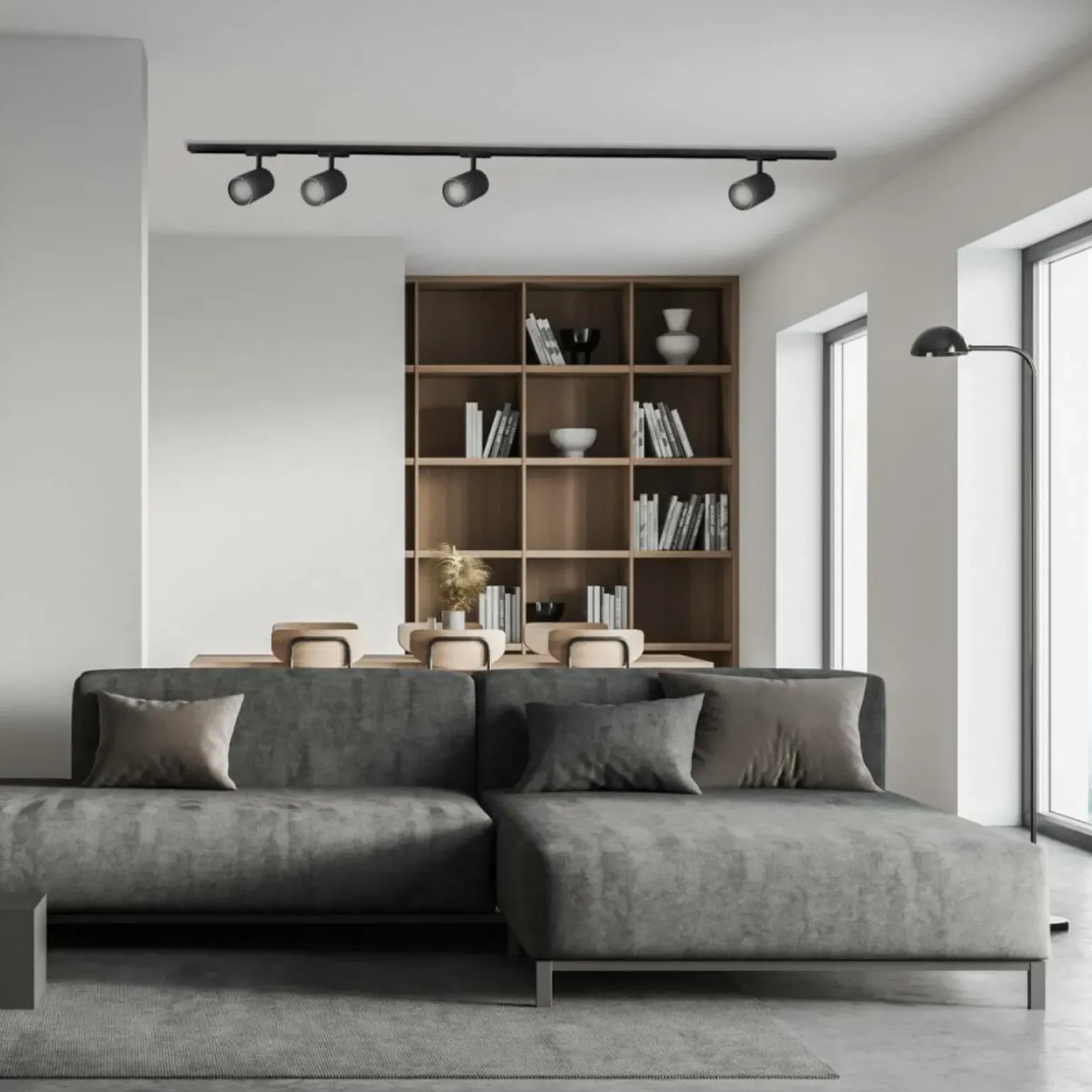 Sklep Kaja Listwa 1-fazowa 2m z reflektorami LP-787 SET 1F BK z serii TOKIO SET