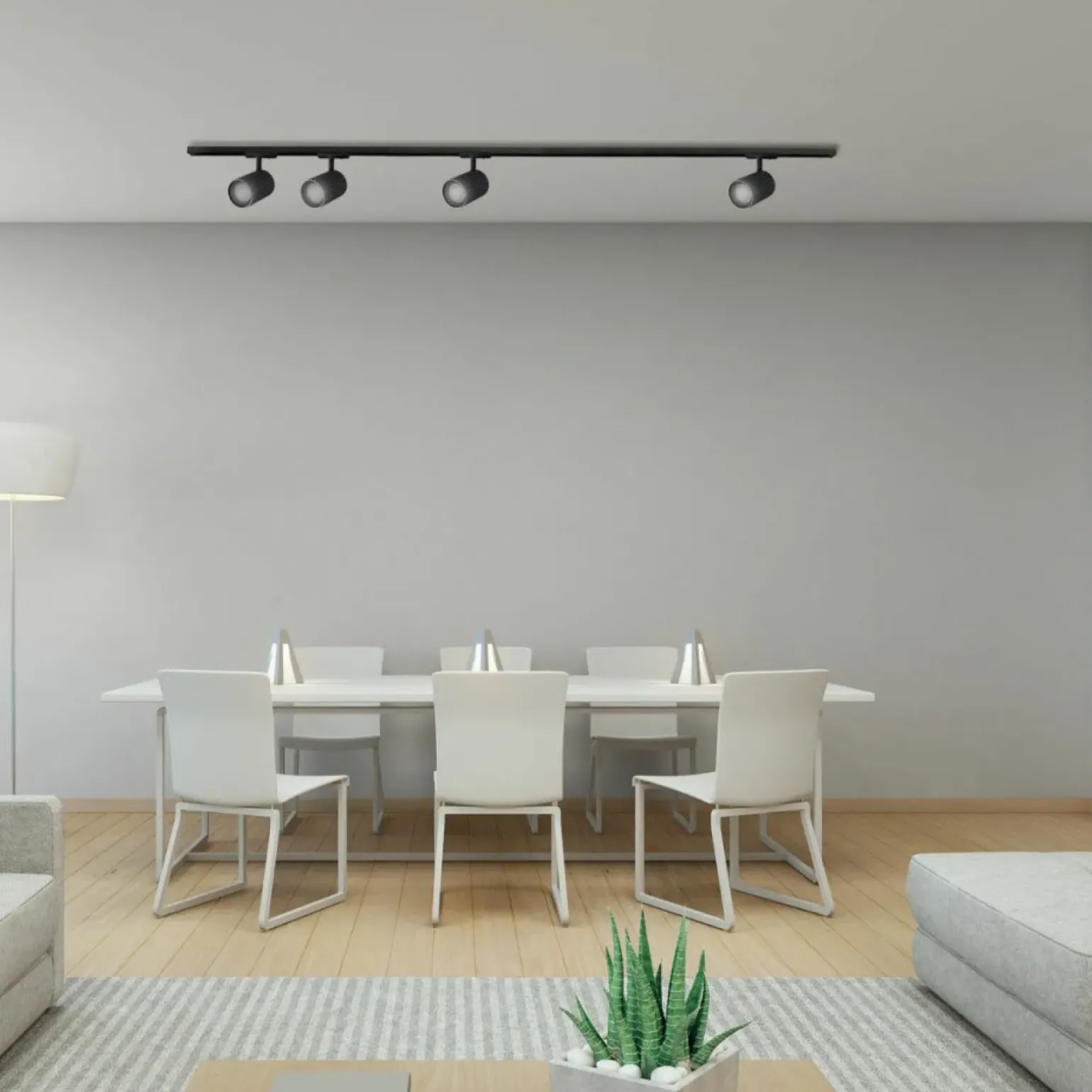 Sklep Kaja Listwa 1-fazowa 2m z reflektorami LP-787 SET 1F BK z serii TOKIO SET