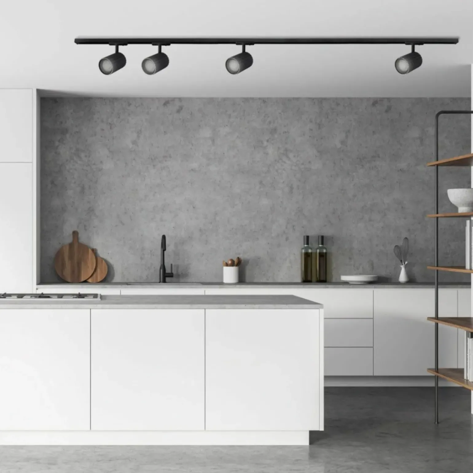 Sklep Kaja Listwa 1-fazowa 2m z reflektorami LP-787 SET 1F BK z serii TOKIO SET