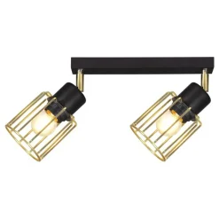 Clearance Listwa na sufit, druciane klosze K-4781 TROY GOLD | Kaja Oświetlenie Żyrandole Nowoczesne