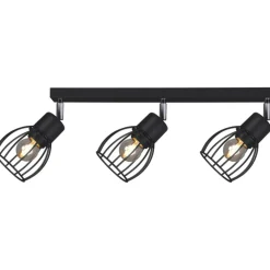 Cheap Listwa sufitowa w stylu industrialnym K-4566 MIKA BLACK | Kaja Żyrandole Nowoczesne