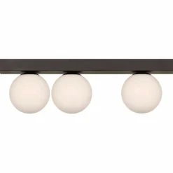 New Listwa sufitowa z asymetrycznymi kloszami ZM 1203 SPHERE | Kaja Żyrandole Nowoczesne