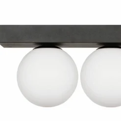 New Listwa sufitowa z asymetrycznymi kloszami ZM 1203 SPHERE | Kaja Żyrandole Nowoczesne