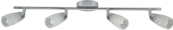 Sklep Kaja Listwa sufitowa z czterema punktami świetlnymi 94-28412 z serii LAUFER | Kaja Oś