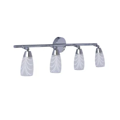 Sklep Kaja Listwa sufitowa z czterema punktami świetlnymi 94-28412 z serii LAUFER | Kaja Oś