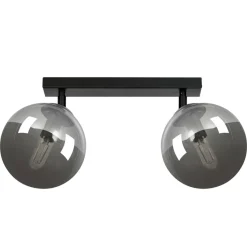 Outlet Listwa sufitowa z grafitowymi kloszami 777/2 | Kaja Oświetlenie Żyrandole Nowoczesne