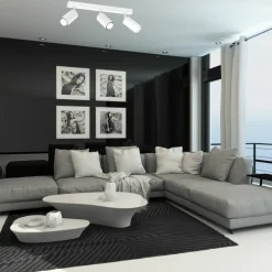 Cheap Listwa sufitowa z ruchomymi światłami MLP8803 HUDSON WHITE | Kaja Żyrandole Nowoczesne