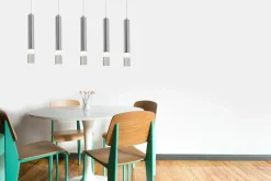 Online Listwa sufitowa z wiszącymi tubami nad blat ML323 ICE | Kaja Żyrandole Nowoczesne