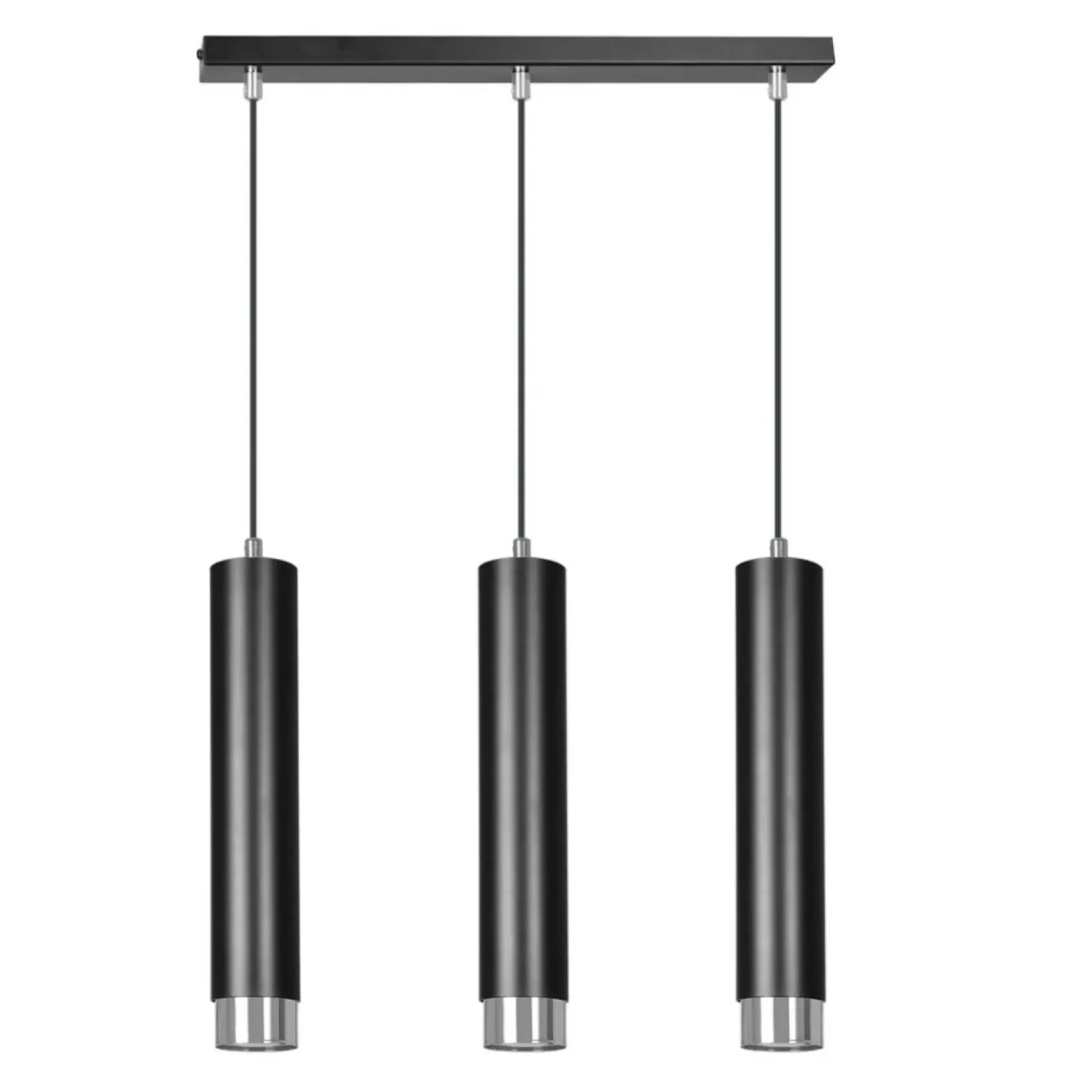 Best Listwa z 3 lampami wiszącymi nad stół w jadalni 643/3 | Kaja Żyrandole Nowoczesne