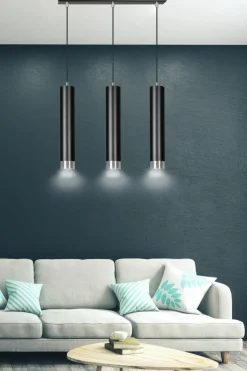 Best Listwa z 3 lampami wiszącymi nad stół w jadalni 643/3 | Kaja Żyrandole Nowoczesne