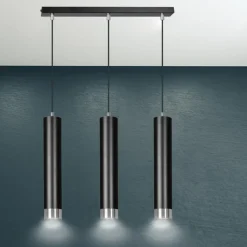Best Listwa z 3 lampami wiszącymi nad stół w jadalni 643/3 | Kaja Żyrandole Nowoczesne