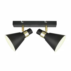 Sklep Kaja Listwa z czarno-złotymi reflektorami MB-H16079M-2 BIAGIO | Kaja