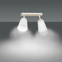 Online Listwa z dwoma źródłami światła na duży gwint 724/2 | Kaja Oświetlenie Żyrandole Nowoczesne