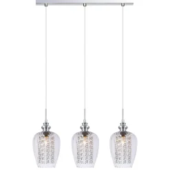 Best Listwa z eleganckimi zwisami MDM2286/3C CR PIRITA | Kaja Oświetlenie Żyrandole Nowoczesne