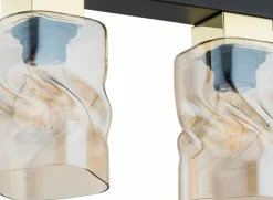 Sklep Kaja Listwa z miodowymi kloszami O2962 P2 CZA ZL MERU | Kaja Oświetlenie