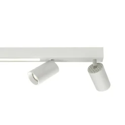 Discount Listwa z reflektorami i LEDem na środku LP-0703/4C WH PERUGIA | Kaja Żyrandole Nowoczesne