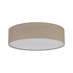Sklep Kaja Lniana lampa sufitowa, zabudowany plafon TK 10166 EARTH | Kaja
