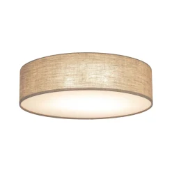 Sklep Kaja Lniana lampa sufitowa, zabudowany plafon TK 10166 EARTH | Kaja