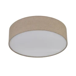 Sklep Kaja Lniana lampa sufitowa, zabudowany plafon TK 10166 EARTH | Kaja
