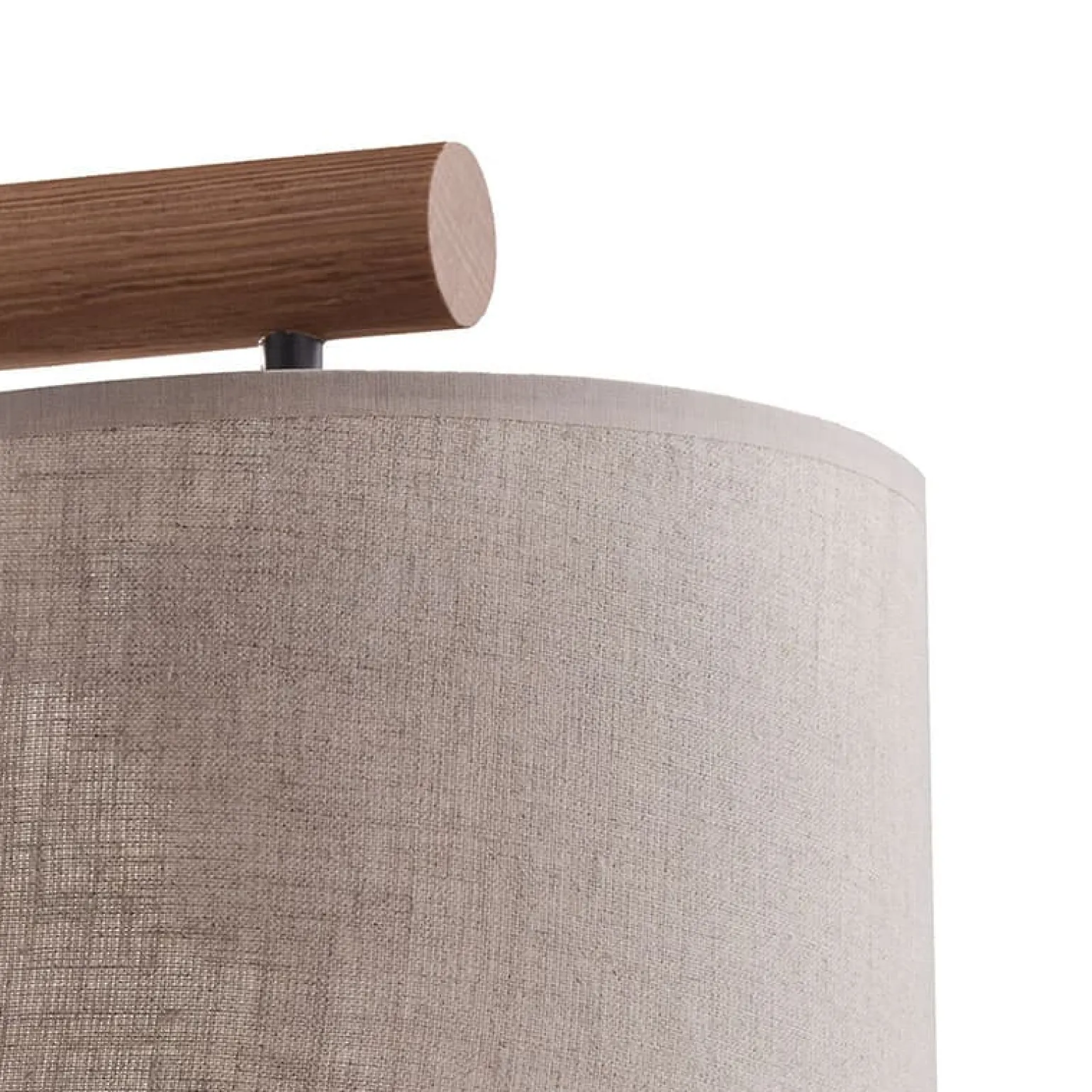 Sklep Kaja Lniany kinkiet z ciemnego drewna TK 6106 DEVA | Kaja Oświetlenie