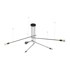 Cheap Loftowa lampa sufitowa z 5 źródłami światła 9127 | Kaja Oświetlenie Żyrandole Nowoczesne