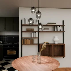 New Loftowa lampa wisząca do sypialni 680/4PREM ISTAR PREMIUM | Kaja Żyrandole Nowoczesne