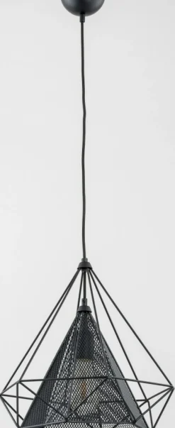 Best Loftowa lampa wisząca z kloszem z drucianej siatki AL 60499 | Kaja Żyrandole Nowoczesne