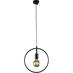Best Sale Loftowa lampa wisząca z metalową obręczą K-3833 GEO | Kaja Oświetlenie Żyrandole Nowoczesne