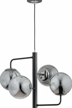 Store Loftowa, pionowa lampa wisząca, ciemne klosze AL 63150 z serii LAMUR | Kaja Oświ Żyrandole Nowoczesne