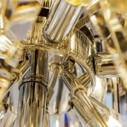 Outlet Luksusowa, duża lampa wisząca glamour ZM 19002/40-CHR LUXE | Kaja Żyrandole Nowoczesne