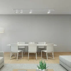 Sklep Kaja 2m szyna 1-fazowa z reflektorami LP-787 SET 1F WH z serii TOKIO SET