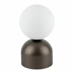 Sklep Kaja Mała, brązowa lampka na szafkę nocną TK 16043 MIKI KROWN | Kaja