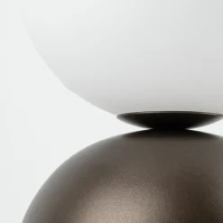 Sklep Kaja Mała, brązowa lampka na szafkę nocną TK 16043 MIKI KROWN | Kaja