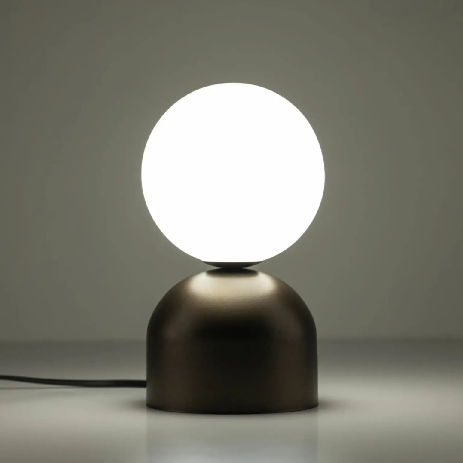 Sklep Kaja Mała, brązowa lampka na szafkę nocną TK 16043 MIKI KROWN | Kaja