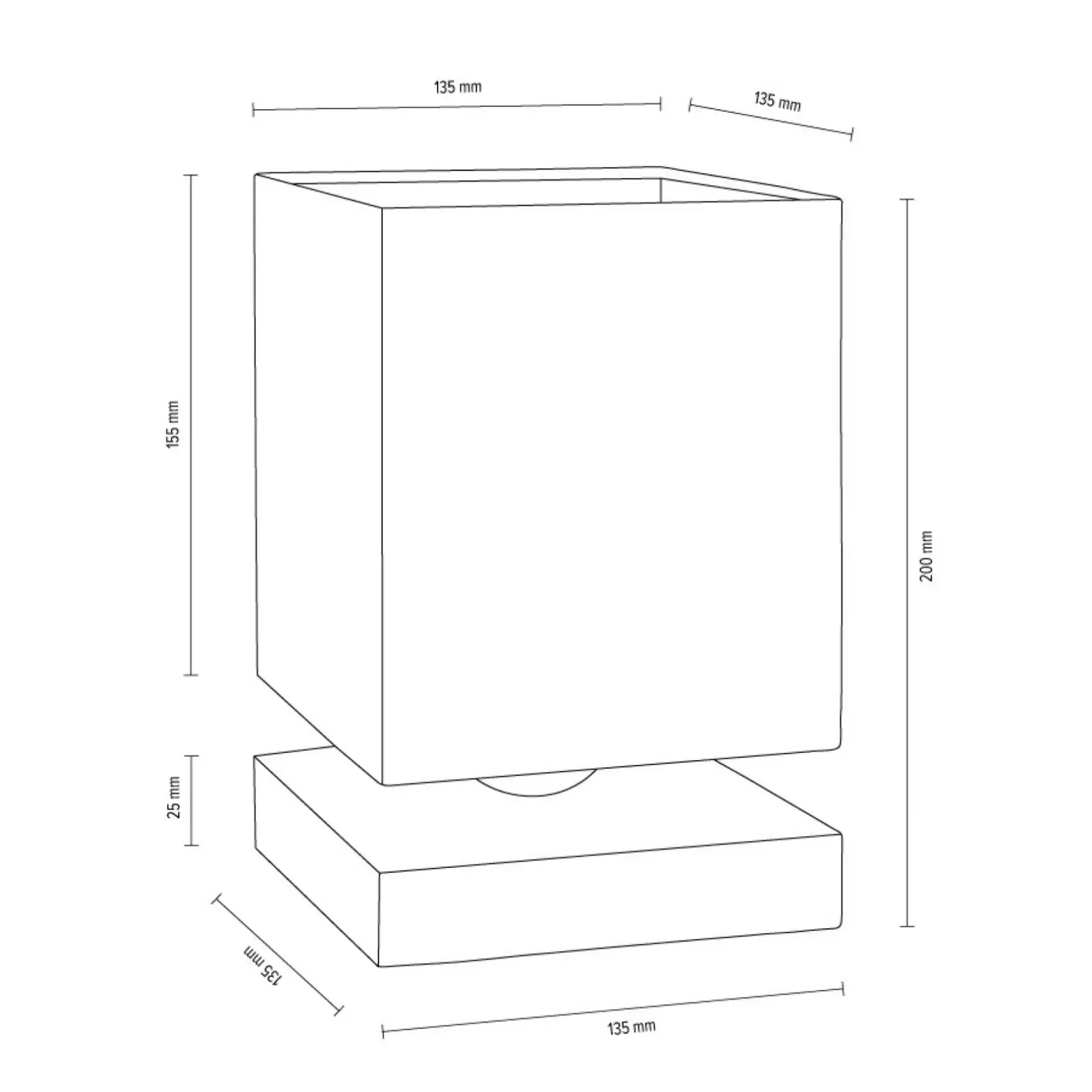 Sklep Kaja Mała, drewniana, abażurowa lampka stołowa 7284174 INGER | Kaja