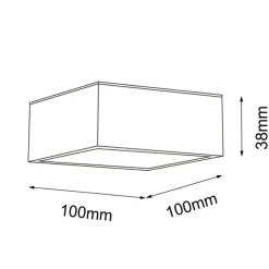 Sklep Kaja Mała lampa natynkowa LED IP44 4000K ANT 8578 z serii TOTTO