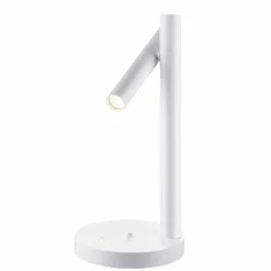 Sklep Kaja Minimalistyczna, biała lampka biurkowa ANT 2032 YABU | Kaja