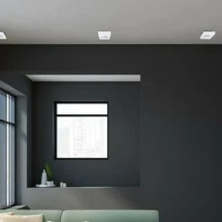 Sklep Kaja Minimalistyczna, biała oprawa podtynkowa ML0039 z serii NUSA SQUARE | Kaja Oświe