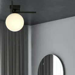 Store Minimalistyczna, czarna lampa sufitowa z kloszem 1130/1G IMAGO | Kaja Żyrandole Nowoczesne