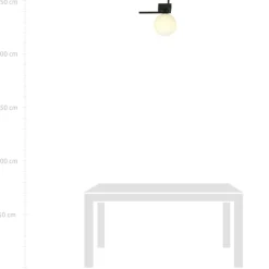 Store Minimalistyczna, czarna lampa sufitowa z kloszem 1130/1G IMAGO | Kaja Żyrandole Nowoczesne