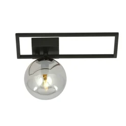 Best Sale Minimalistyczna, czarna lampa sufitowa z kulą 1131/1D IMAGO | Kaja Żyrandole Nowoczesne