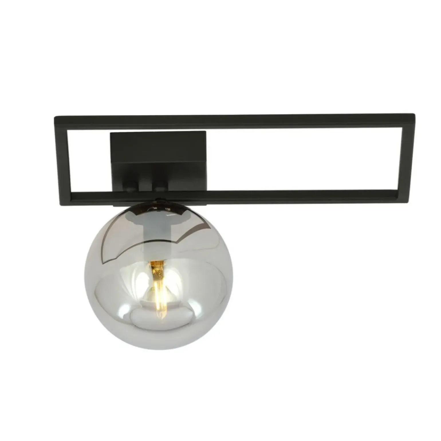 Best Sale Minimalistyczna, czarna lampa sufitowa z kulą 1131/1D IMAGO | Kaja Żyrandole Nowoczesne