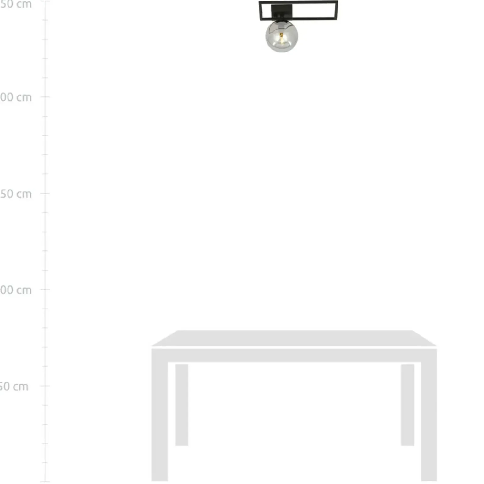 Best Sale Minimalistyczna, czarna lampa sufitowa z kulą 1131/1D IMAGO | Kaja Żyrandole Nowoczesne