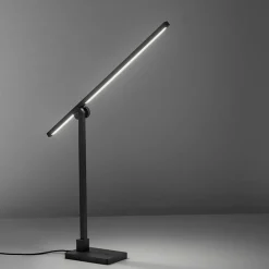 Sklep Kaja Minimalistyczna czarna lampka biurkowa LED 4407-18 z serii PURE-GRAFO