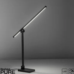 Sklep Kaja Minimalistyczna czarna lampka biurkowa LED 4407-18 z serii PURE-GRAFO