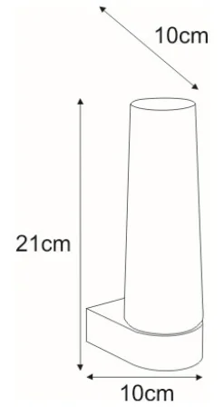 Sklep Kaja Minimalistyczna lampa ścienna K-L8907-1W AQUA | Kaja Oświetlenie