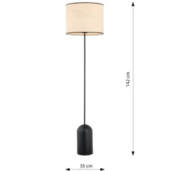 Sklep Kaja Minimalistyczna lampa podłogowa do salonu 1324/LP1 ASPEN | Kaja